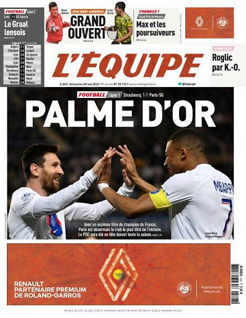 L’equipe du Dimanche 28 Mai 2023