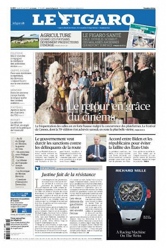 Le Figaro du Lundi 29 Mai 2023