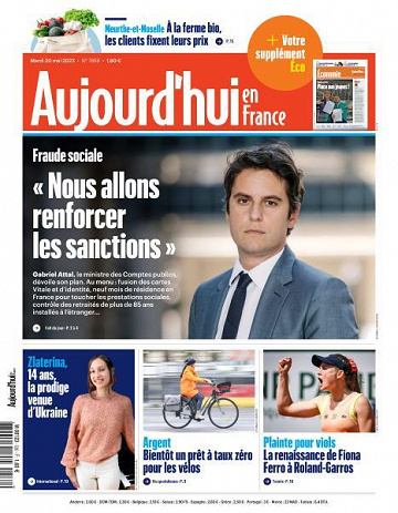 Aujourd’hui en France - 30 Mai 2023
