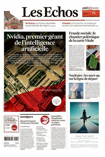 Les Echos du Mercredi 31 Mai 2023