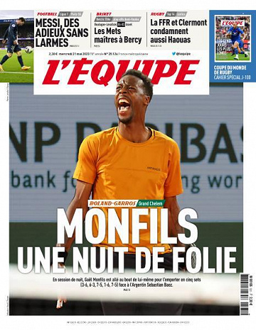 L’equipe du Mercredi 31 Mai 2023