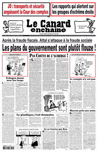Le Canard Enchainé du Mercredi 31 Mai 2023