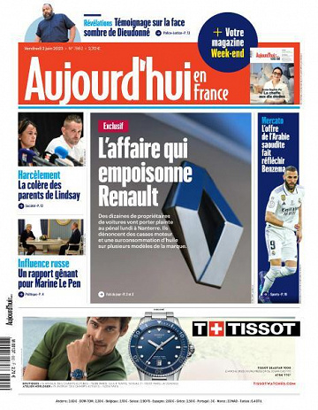 Aujourd’hui en France - 2 Juin 2023