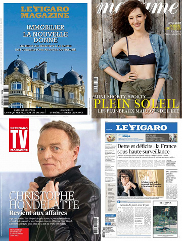 Pack Le Figaro et ses 3 suppléments - Vendredi 2 Juin 2023