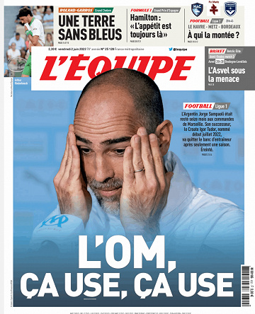 L’equipe du Vendredi 2 Juin 2023