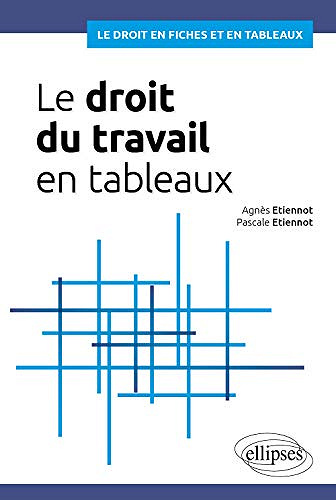 Le droit du travail en tableaux -  Agnès Etiennot (2017)