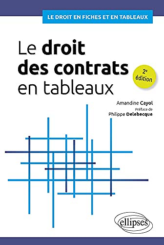 Le droit des contrats en tableaux -  Cayol Amandine (2021)