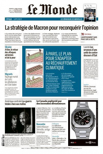 Le Monde du Dimanche 4 et Lundi 5 Juin 2023