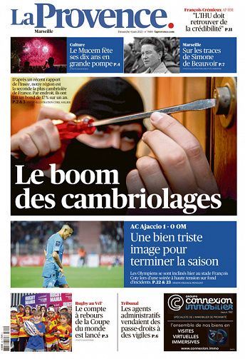 La Provence (4 éditions) du Dimanche 4 Juin 2023