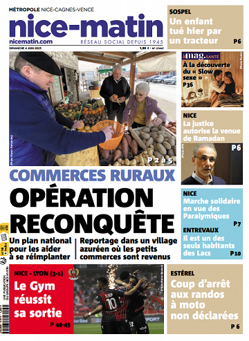 Nice-Matin, Var-Matin, Monaco-Matin du Dimanche 4 Juin 2023
