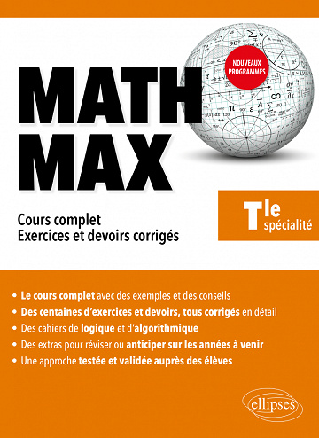 Math Max. Tle spécialité - Sébastien Krief-Détraz (2022)