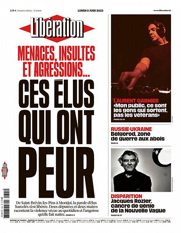 Libération du Lundi 5 Juin 2023