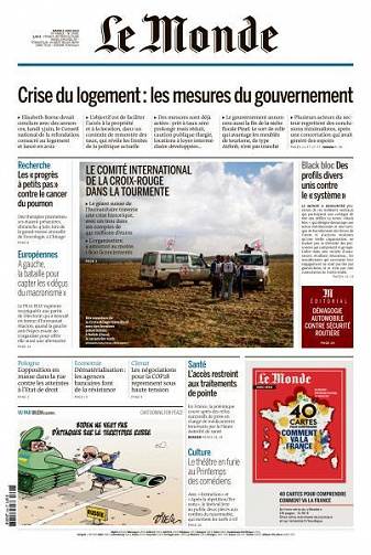 Le Monde du Mardi 6 Juin 2023