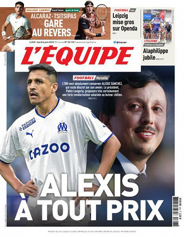 L’equipe du Mardi 6 Juin 2023