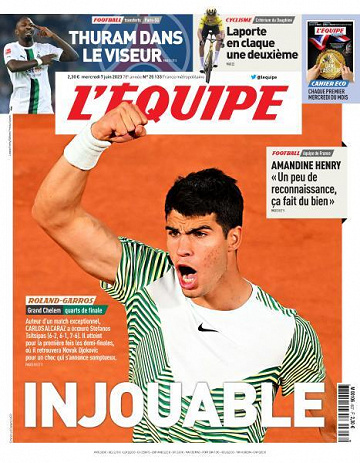 L’equipe du Mercredi 7 Juin 2023