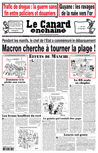 Le Canard Enchainé du Mercredi 7 Juin 2023
