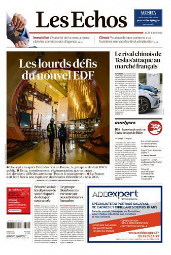 Les Echos du Jeudi 8 Juin 2023