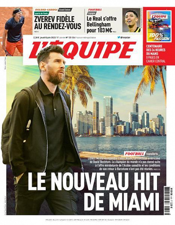 L’equipe du Jeudi 8 Juin 2023