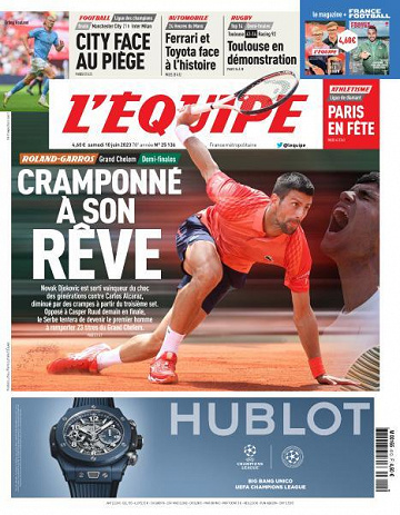 L’equipe du Samedi 10 Juin 2023