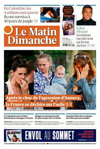 Le Matin Dimanche - 11 Juin 2023