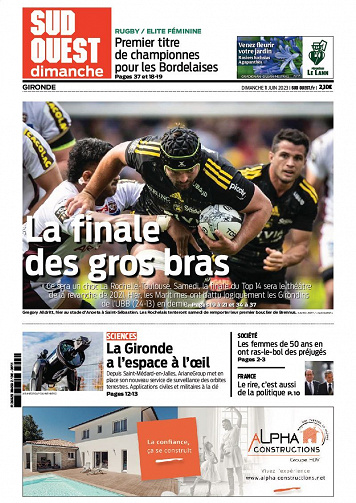 Sud Ouest (5 éditions) Du 11 Juin 2023