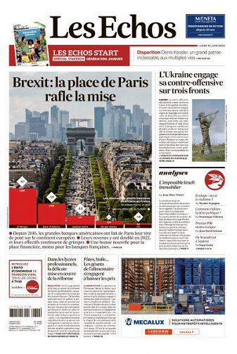 Les Echos du Lundi 12 Juin 2023