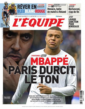 L’equipe du Mardi 13 Juin 2023