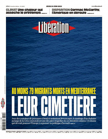 Libération du Jeudi 15 Juin 2023
