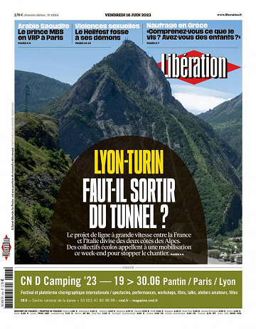 Libération du Vendredi 16 Juin 2023