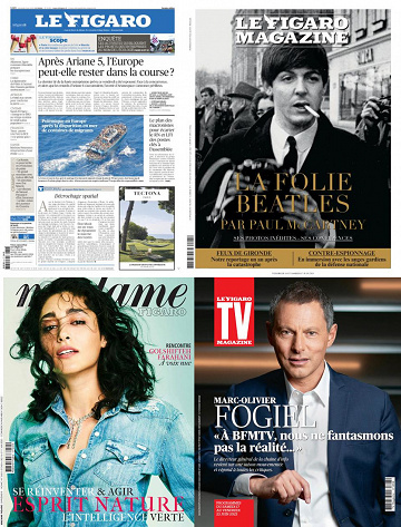 Pack Le Figaro et ses 3 suppléments - Vendredi 16 Juin 2023