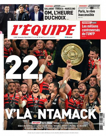 L’equipe du Dimanche 18 Juin 2023