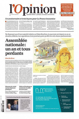 L’Opinion - 19 Juin 2023