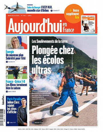 Aujourd’hui en France - 20 Juin 2023
