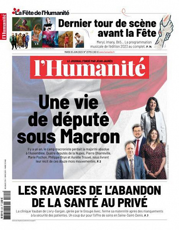 L’Humanite - 20 Juin 2023
