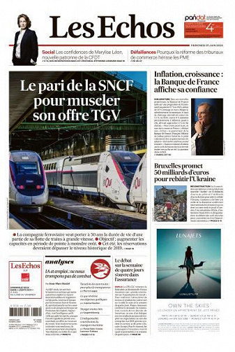 Les Echos du Mercredi 21 Juin 2023