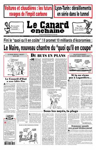 Le Canard Enchainé NR 5354 Du Mercredi 21 Juin 2023