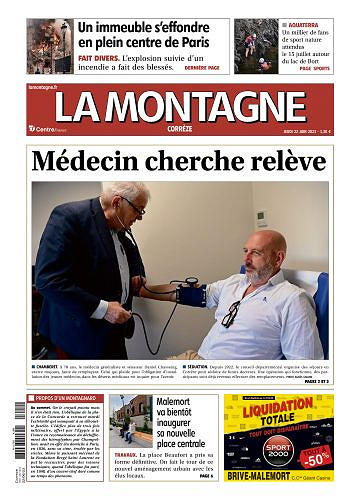 Pack Journaux La montagne du Jeudi 22 Juin 2023