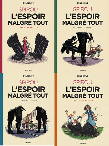 Le Spirou d'Emile Bravo - 5 Tomes