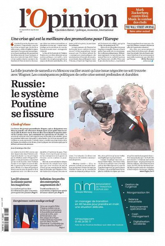 L’Opinion - 26 Juin 2023