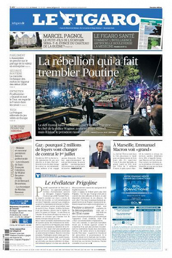 Le Figaro du Lundi 26 Juin 2023