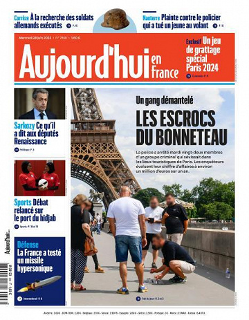 Aujourd’hui en France - 28 Juin 2023