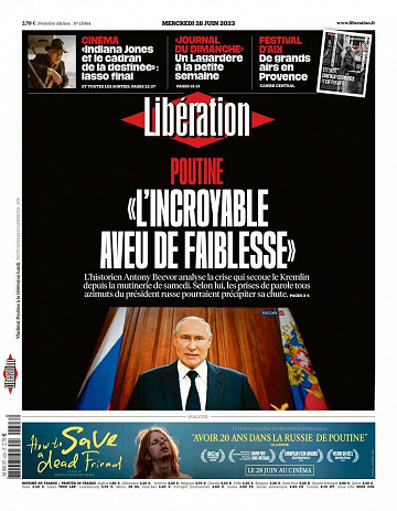 Libération du Mercredi 28 Juin 2023