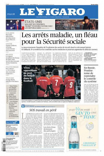 Le Figaro du Mercredi 28 Juin 2023