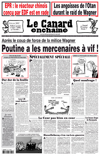Le Canard Enchainé du Mercredi 28 Juin 2023