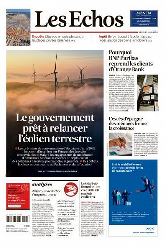 Les Echos du Jeudi 29 Juin 2023