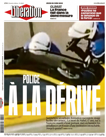 Libération du Jeudi 29 Juin 2023
