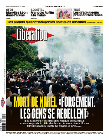 Libération du Vendredi 30 Juin 2023