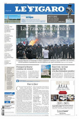 Le Figaro du Vendredi 30 Juin 2023