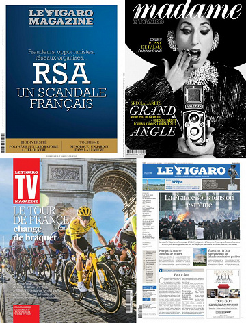 Pack Le Figaro et ses 3 suppléments - Vendredi 30 Juin 2023