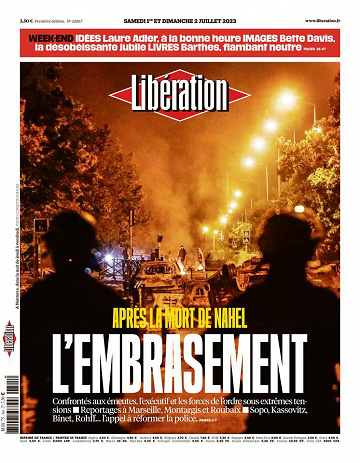 Libération du Samedi 1er Juillet 2023